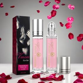 Women's 10ml Portable Pheromone Roller Perfume, Fresh, Natural, Elegant And Long-lasting Fragrance, Suitable For Dating, Travel And Parties In 2025