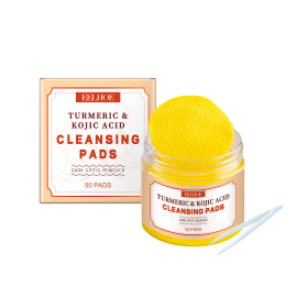 EELHOE Turmeric Exfoliating Cleansing Pad Repairs And Nourishes The Delicate Skin Of The Face, Gently Cleanses And Purifies