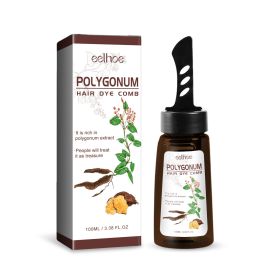 Polygonum Hair Dye Comb, Deep Clean Dry Smooth Black Glossy Hair Comb