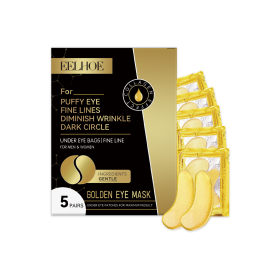 EELHOE Gold Firming Eye Mask Lightens Fine Lines, Dark Circles, Moisturizes And Moisturizes, And Firms The Skin Around The Eyes